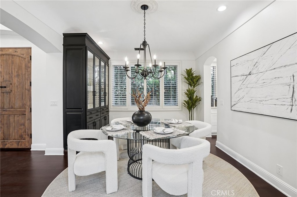 587 26th Street Manhattan Beach, CA 90266 - Photo 15 of 67 a dining room with furniture window and wooden floor