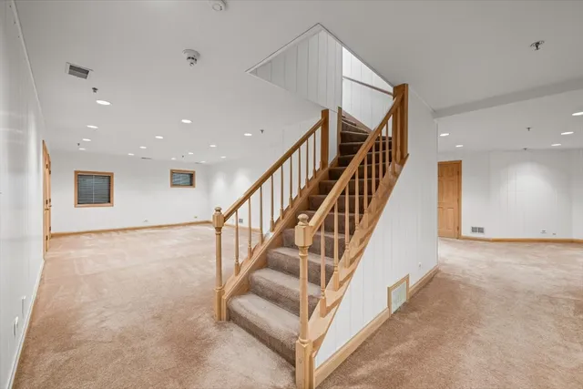 a view of a big yard with an outdoor space