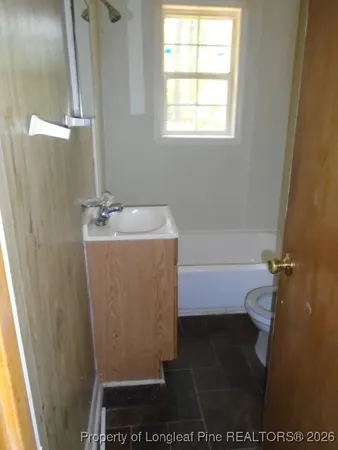 a bath room with a sink