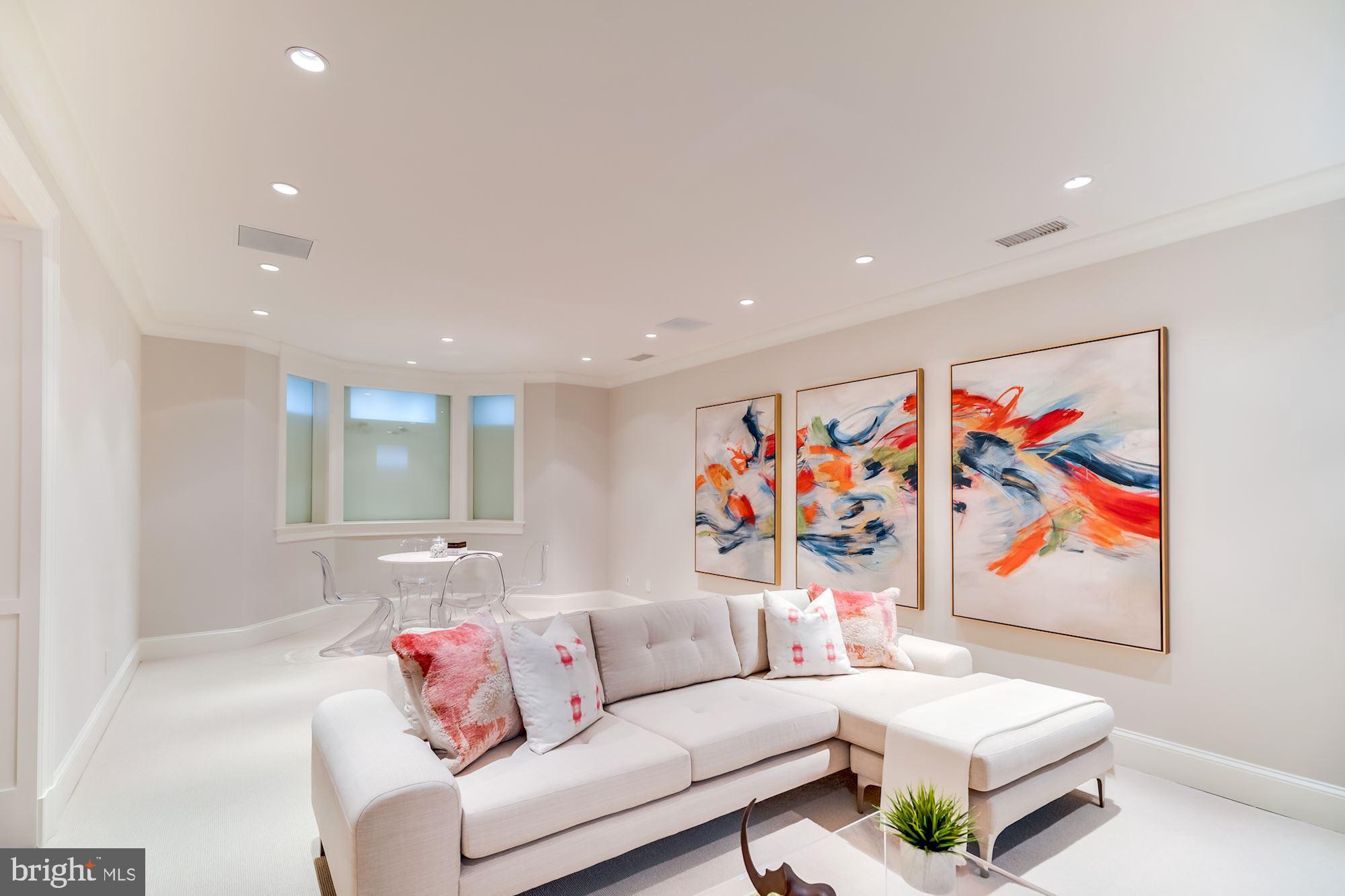 1315 31st Street Northwest Washington, DC 20007 - Photo 14 of 16 Lower Level Rec Room