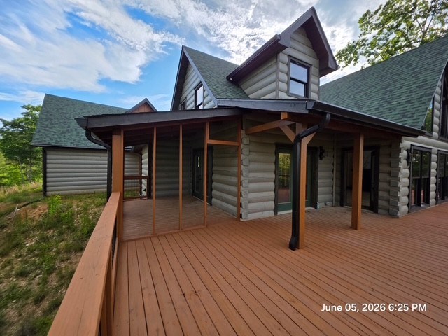 95 Ridgeline Lane Mineral Bluff, GA 30559 - Photo 5 of 73 a view of a house on wooden deck