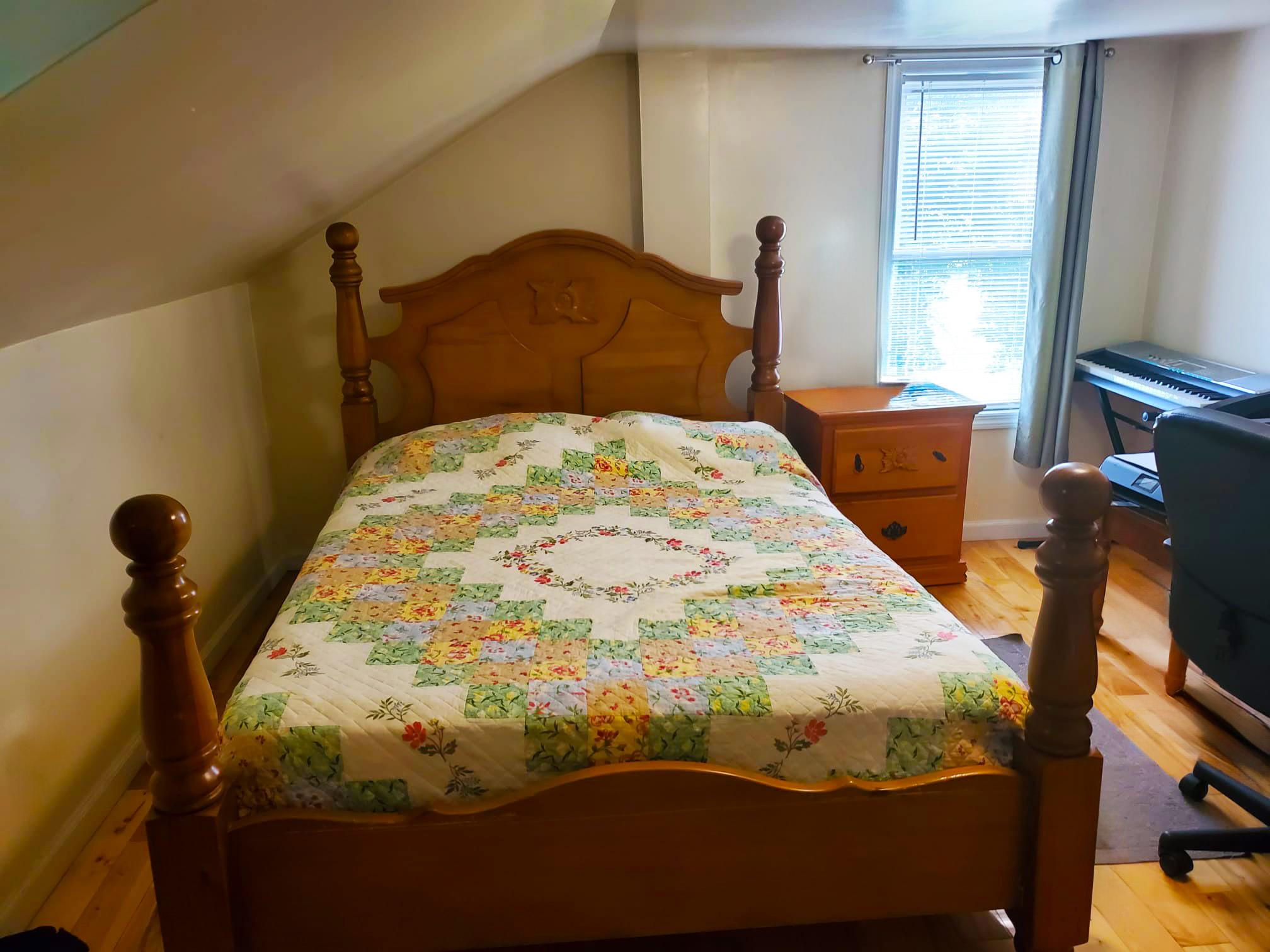 892 Bowbell Road Greene, NY 13778 - Photo 6 of 35 a bedroom with a bed and a window