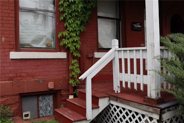 a view of outdoor space deck and hall
