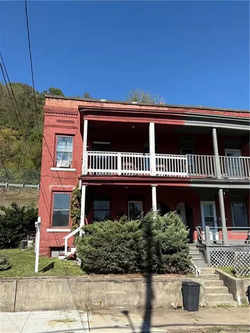 a front view of a house with entryway