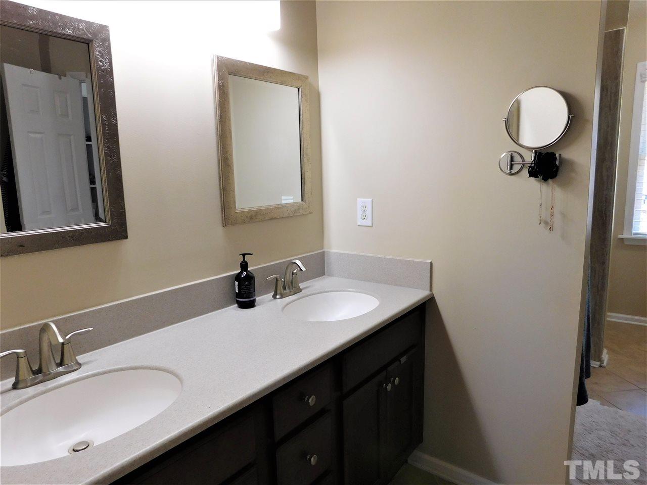 9420 Dawnshire Road Raleigh, NC 27615 - Photo 26 of 30 Master Has Dual Vanity Sinks!