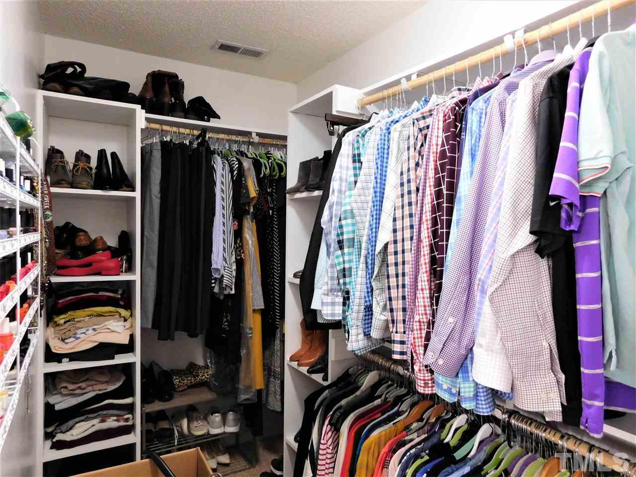 9420 Dawnshire Road Raleigh, NC 27615 - Photo 28 of 30 Master Closet Has Built Ins-Stay Organized!