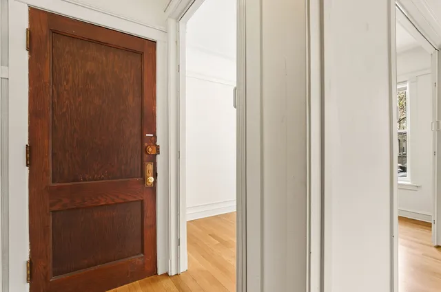 a view of front door