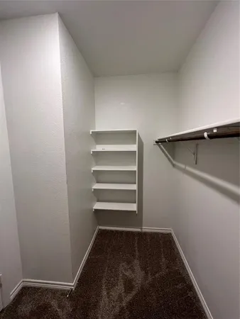 a view of walk in closet