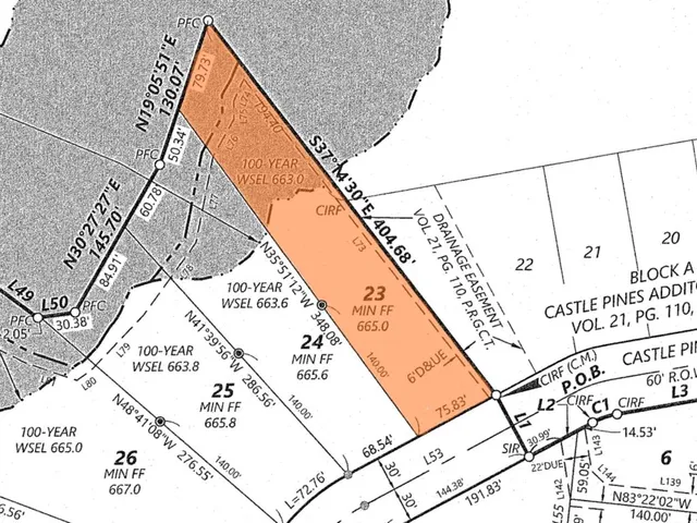 a view of a garden with houses