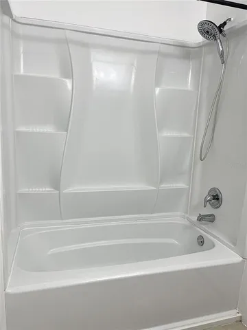 a view of a park with many windows