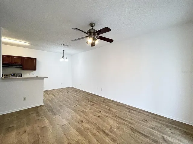 a view of workspace with flat screen tv