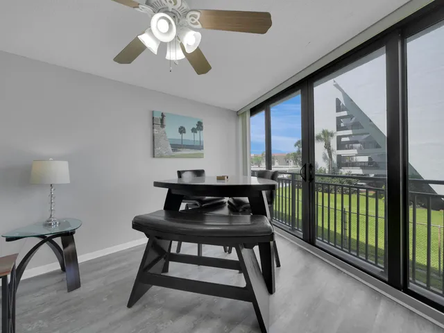 a room with furniture and a window