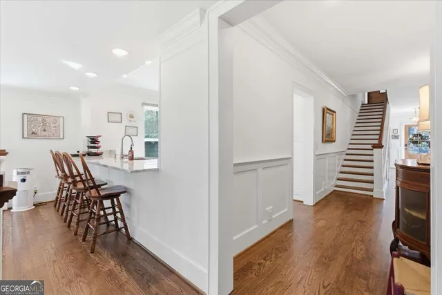 a view of storage and utility room