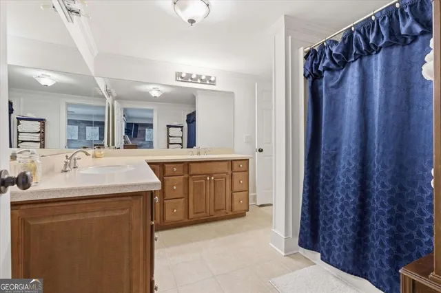 a view of balcony with a couch