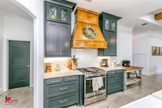 a room with storage and utility