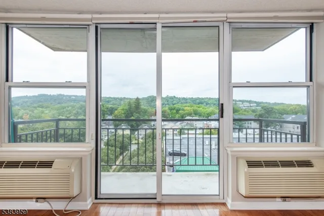 a view of a city from a window