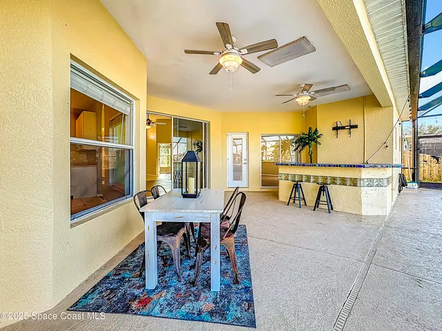 a view of outdoor space with sitting area