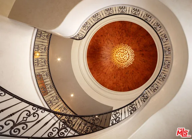 a view of balcony with a dining space