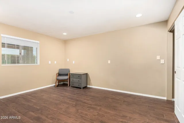 a view of a livingroom with furniture