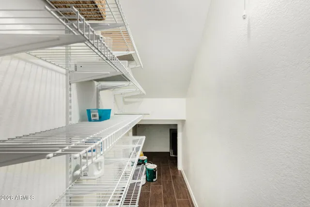 a view of a staircase