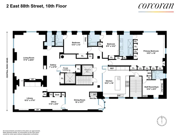 a front view of a building