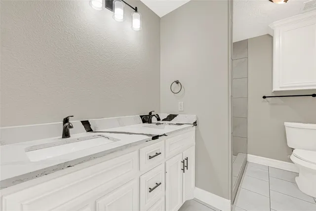 a bathroom with a sink and a toilet