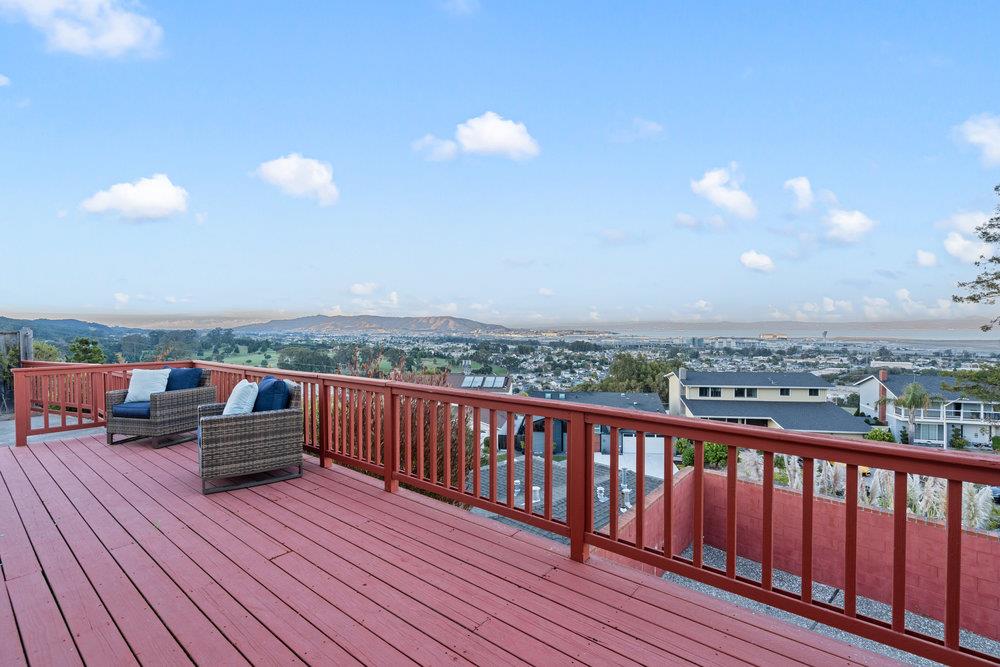 708 Morningside Drive Millbrae, CA 94030 - Photo 20 of 36 a view of a balcony with wooden floor