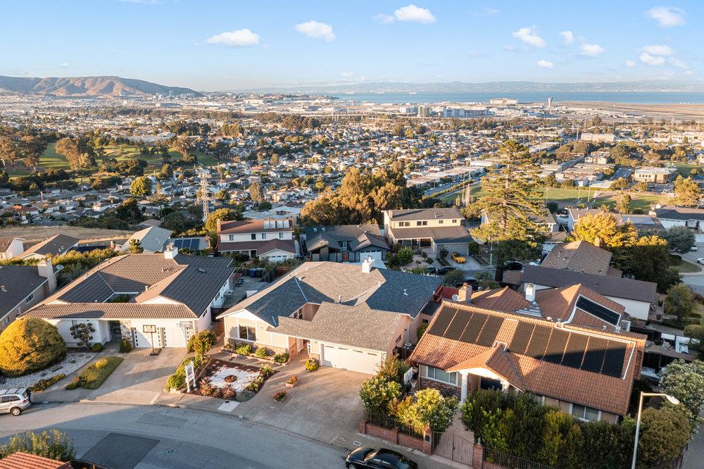 708 Morningside Drive Millbrae, CA 94030 - Photo 28 of 36 an aerial view of residential houses with outdoor space