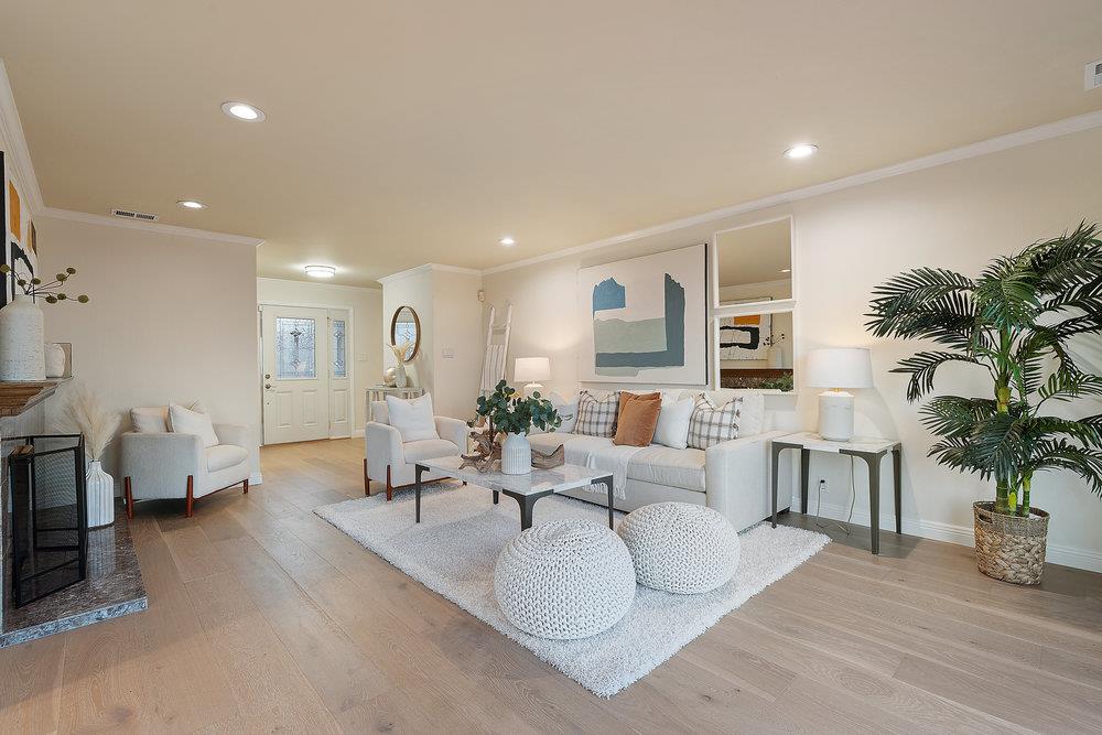 708 Morningside Drive Millbrae, CA 94030 - Photo 4 of 36 a living room with furniture potted plant and a table