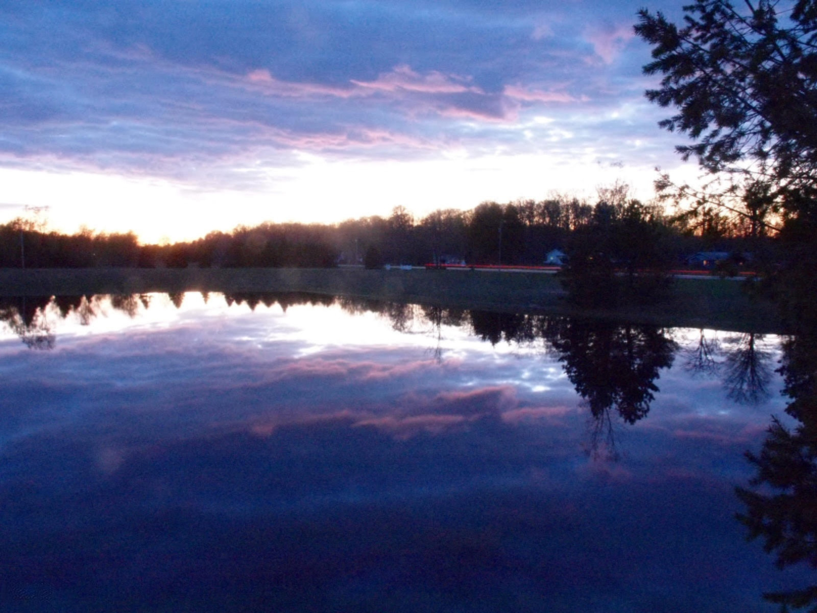 8100 West 1 Mile Road Hesperia, MI 49421 - Photo 3 of 37 pond sunset