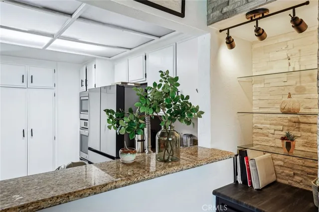 a close view of dining table