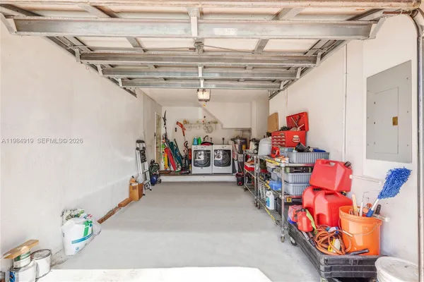 a view of storage and utility room