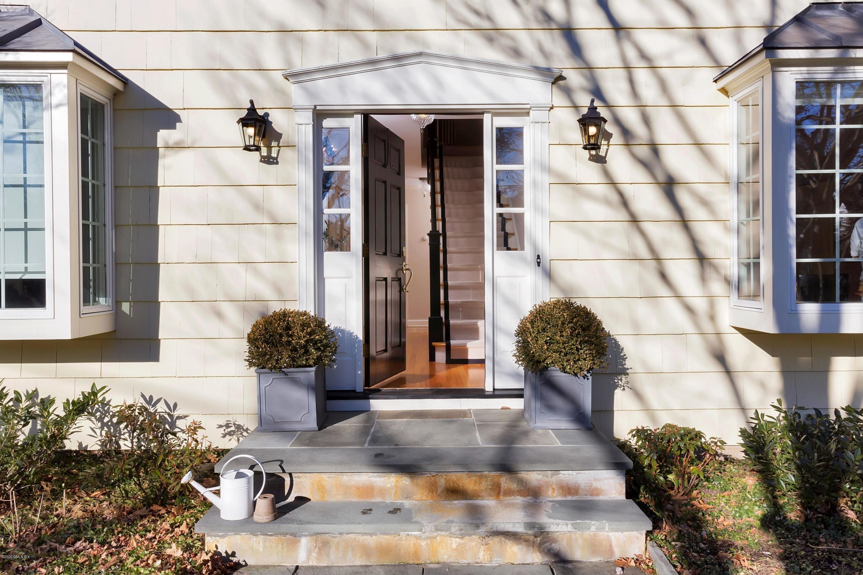 111 Lockwood Road Riverside, CT 06878 - Photo 2 of 35 a view of a entryway door of the house