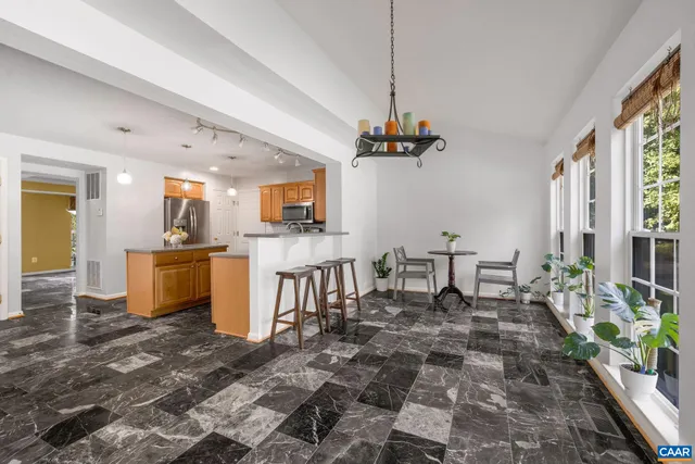 a very nice looking room with a large window