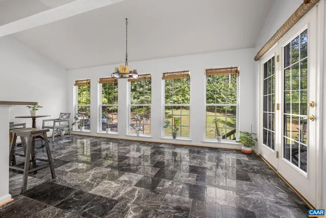 a view of a room with window