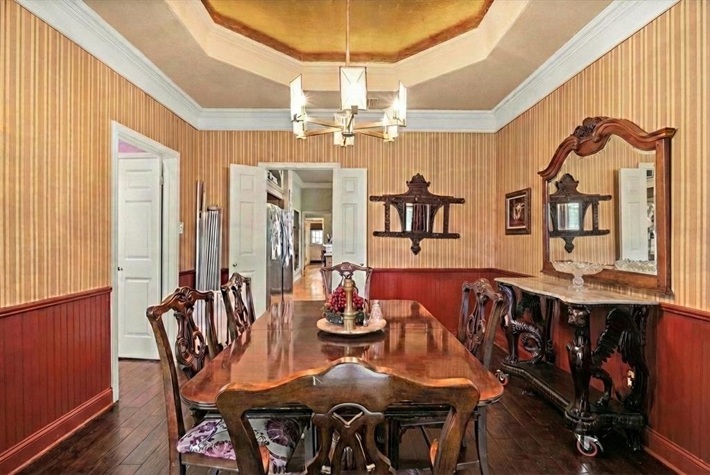 1578 Stainback Road Red Oak, TX 75154 - Photo 12 of 37 a view of a dining room with furniture and chandelier