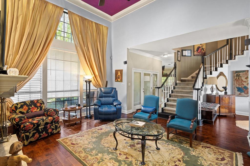 1578 Stainback Road Red Oak, TX 75154 - Photo 6 of 37 a living room with furniture and a wooden floor