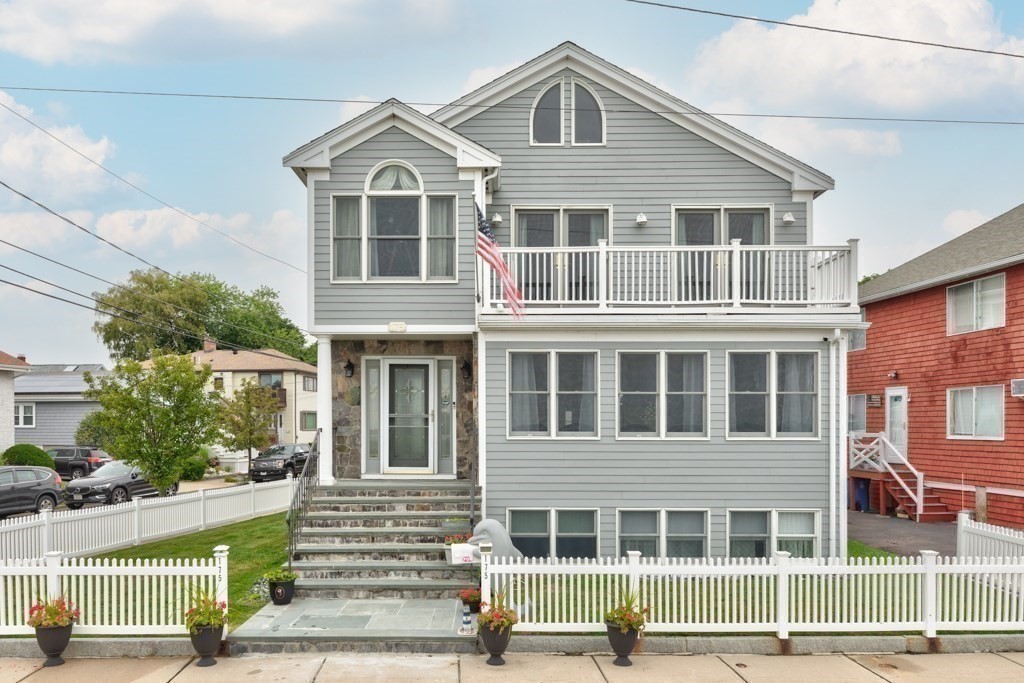 175 Rice Avenue Revere, MA 02151 - Photo 26 of 30 a front view of a house with a garden