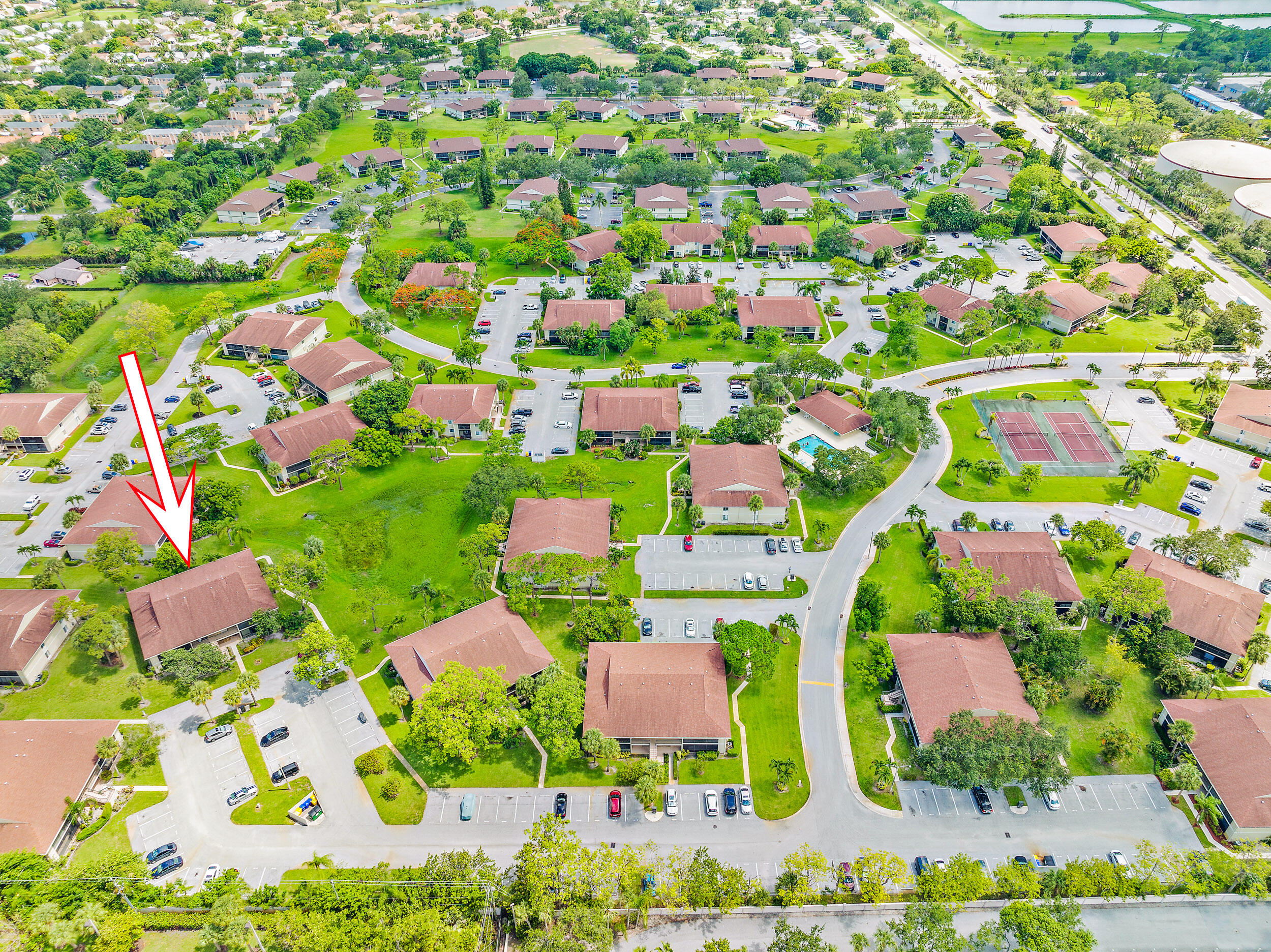 6559 Chasewood Drive, Unit E Jupiter, FL 33458 - Photo 24 of 26 Aerial