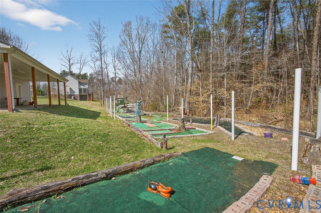 47 Elnor Road Bumpass, VA 23024 - Photo 43 of 51 Mini golf in back yard