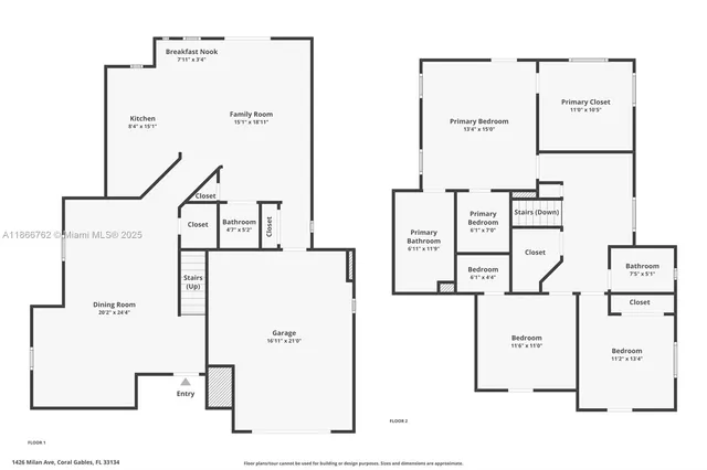 $1,795,000 | 1426 Milan Avenue, Coral Gables, FL 33134