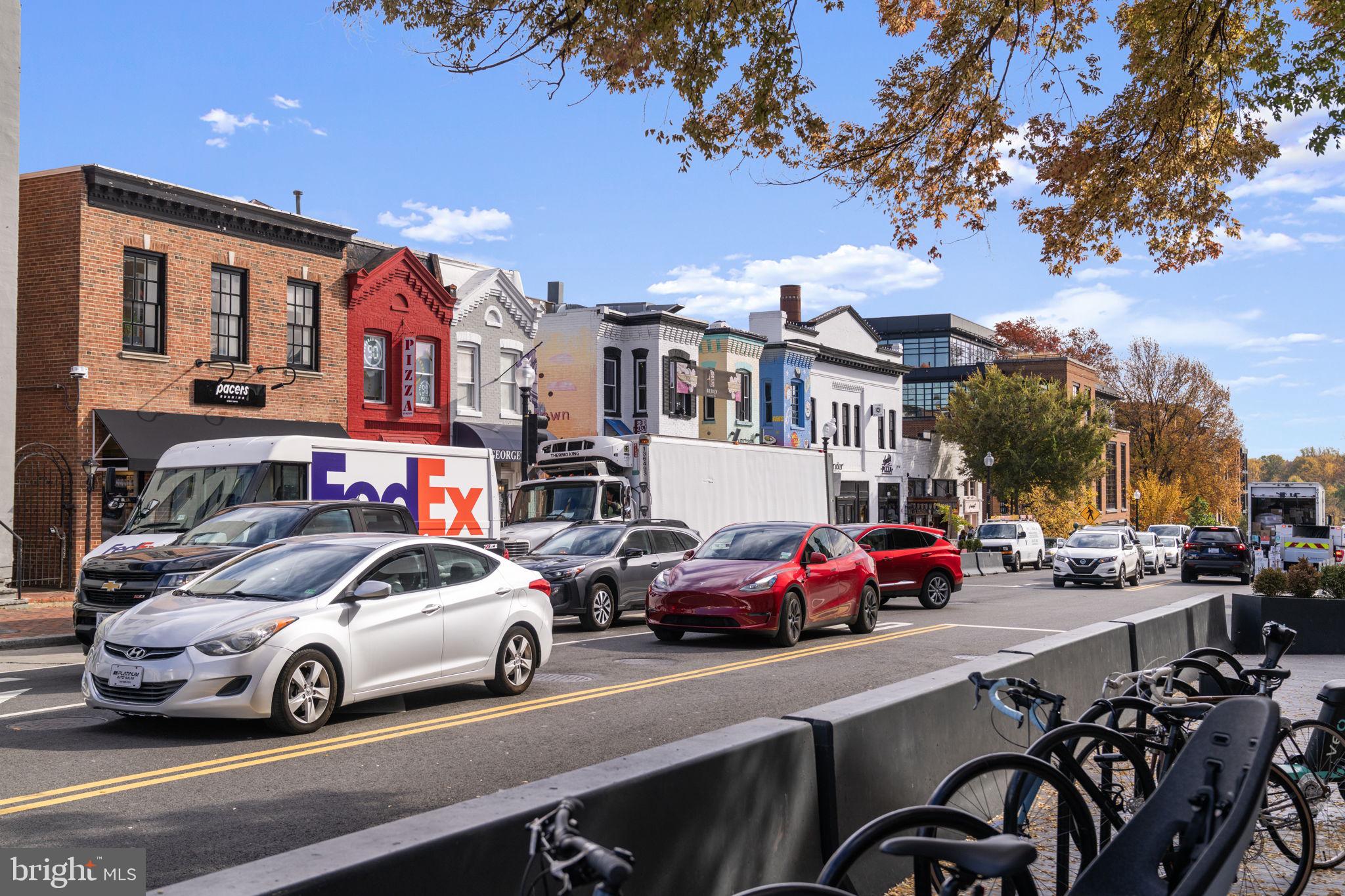 3303 Water Street Northwest, Unit 4B Washington, DC 20007 - Photo 42 of 66 a view of parking
