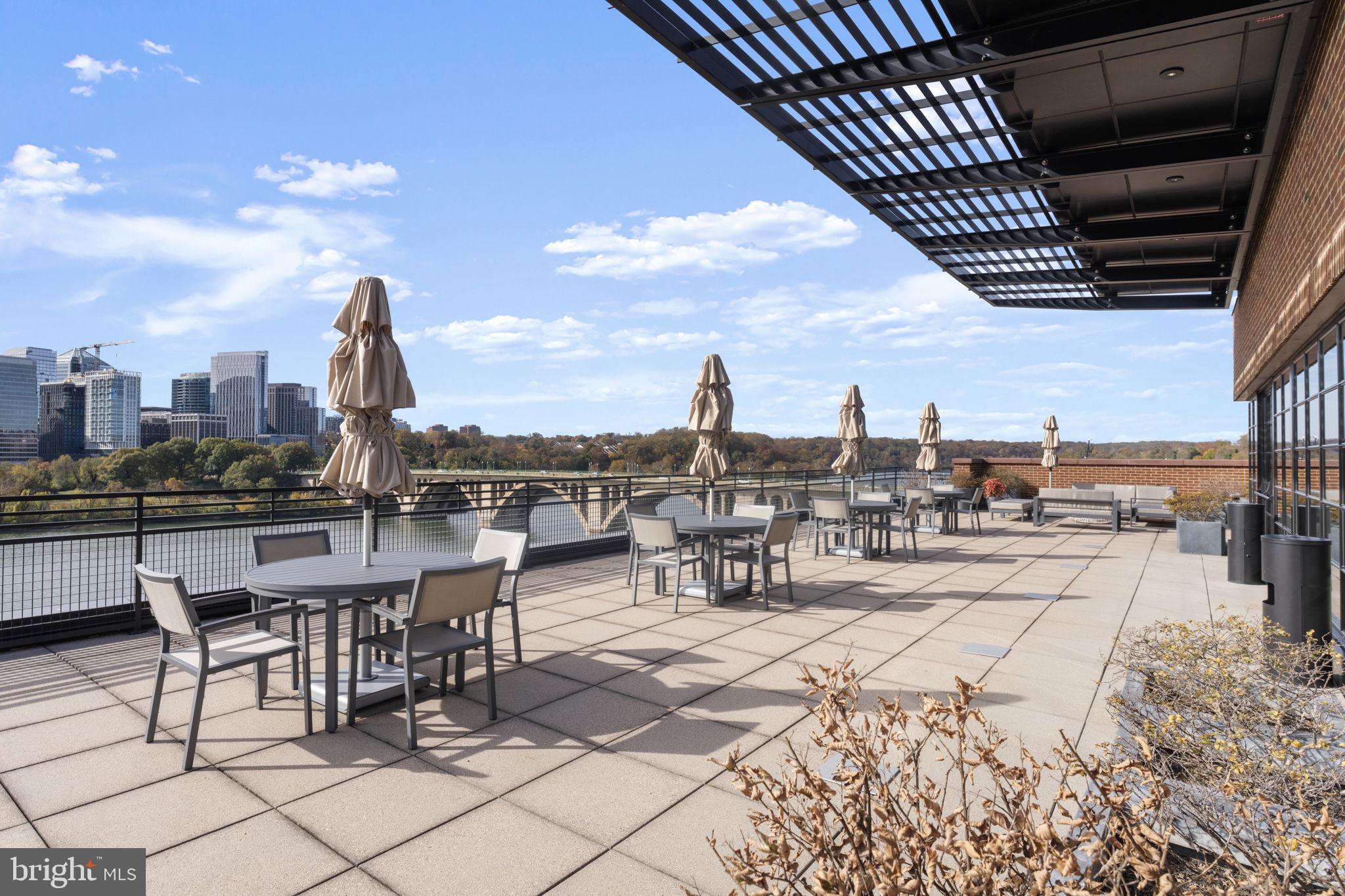 3303 Water Street Northwest, Unit 4B Washington, DC 20007 - Photo 50 of 66 a view of a terrace