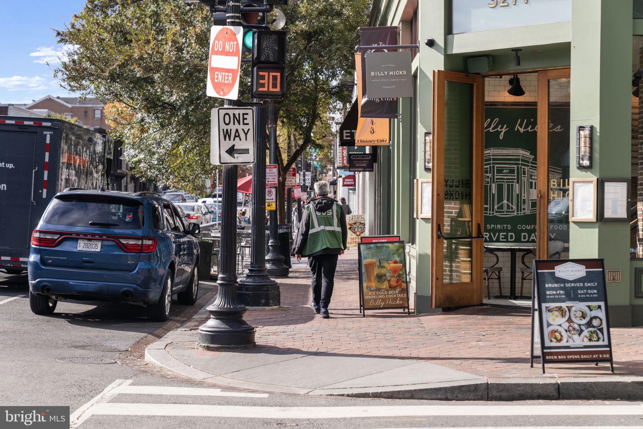 3303 Water Street Northwest, Unit 4B Washington, DC 20007 - Photo 63 of 66 a view of street with cars