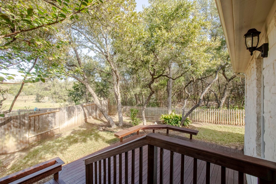 10805 Ariock Lane Austin, TX 78739 - Photo 36 of 40 Wooden deck featuring a fenced backyard