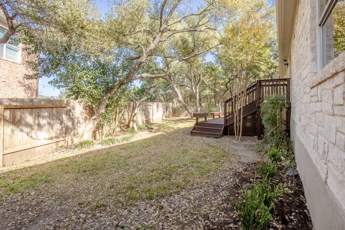 10805 Ariock Lane Austin, TX 78739 - Photo 38 of 40 Fenced backyard featuring a wooden deck