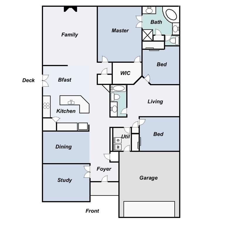 10805 Ariock Lane Austin, TX 78739 - Photo 40 of 40 View of floor plan / room layout