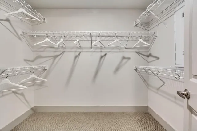 a view of walk in closet