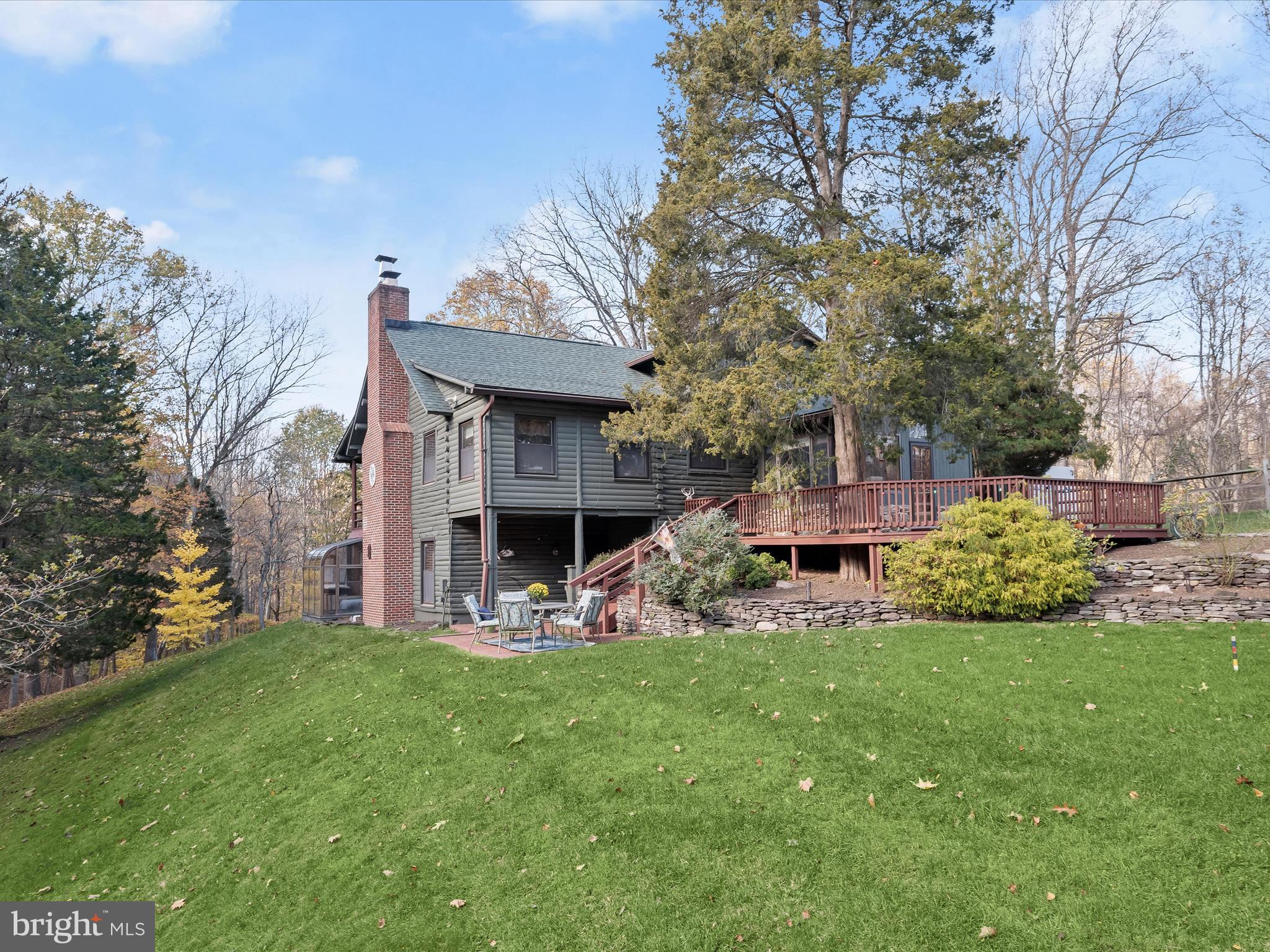7605 Stewart Hill Road Adamstown, MD 21710 - Photo 18 of 139 View of rear exterior, deck and patio