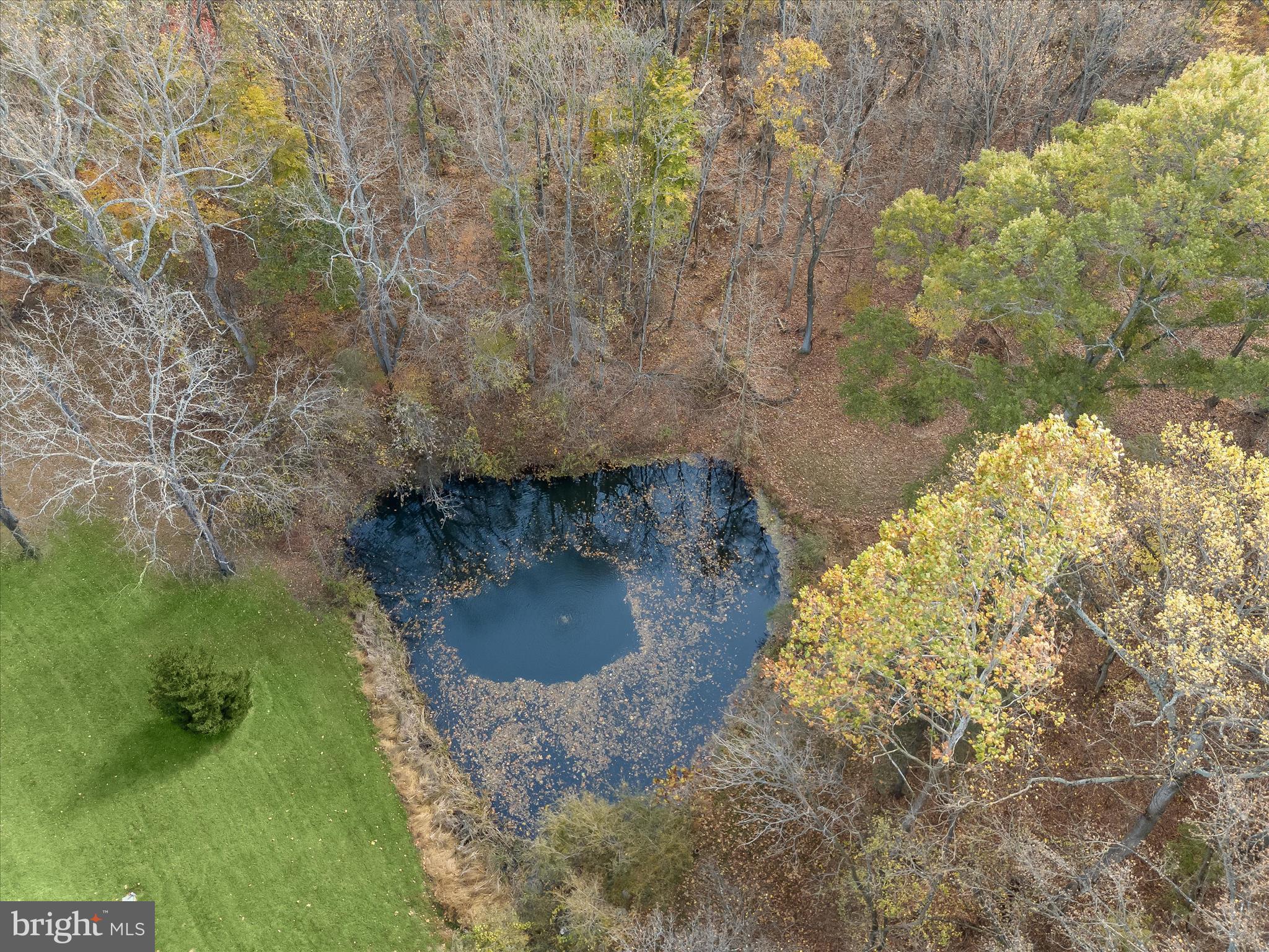 7605 Stewart Hill Road Adamstown, MD 21710 - Photo 46 of 139 Aerial of pond